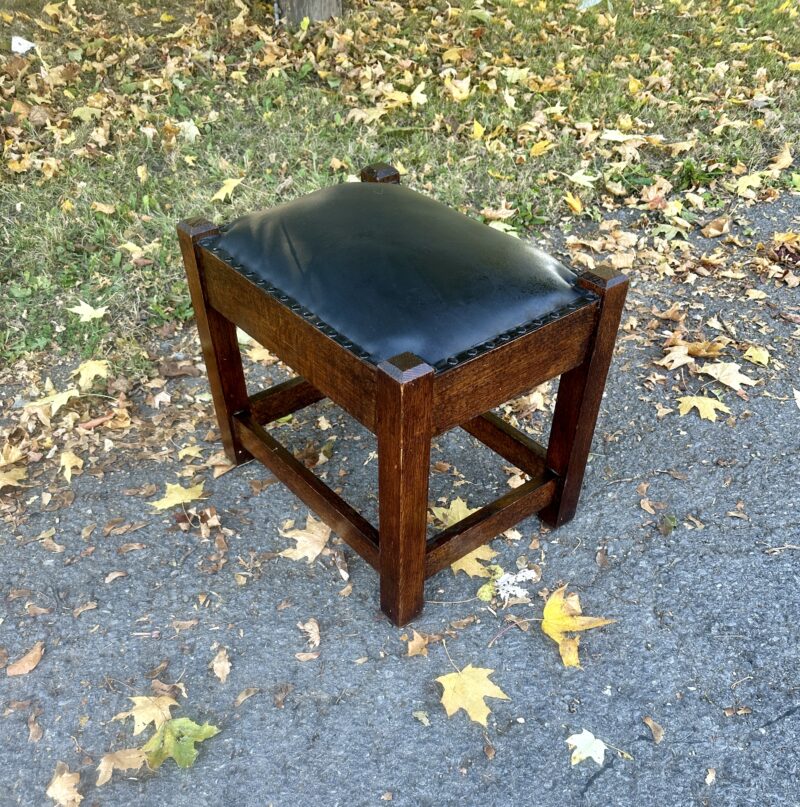 Antique Charles Limbert Foot Stool W8066 - Image 2