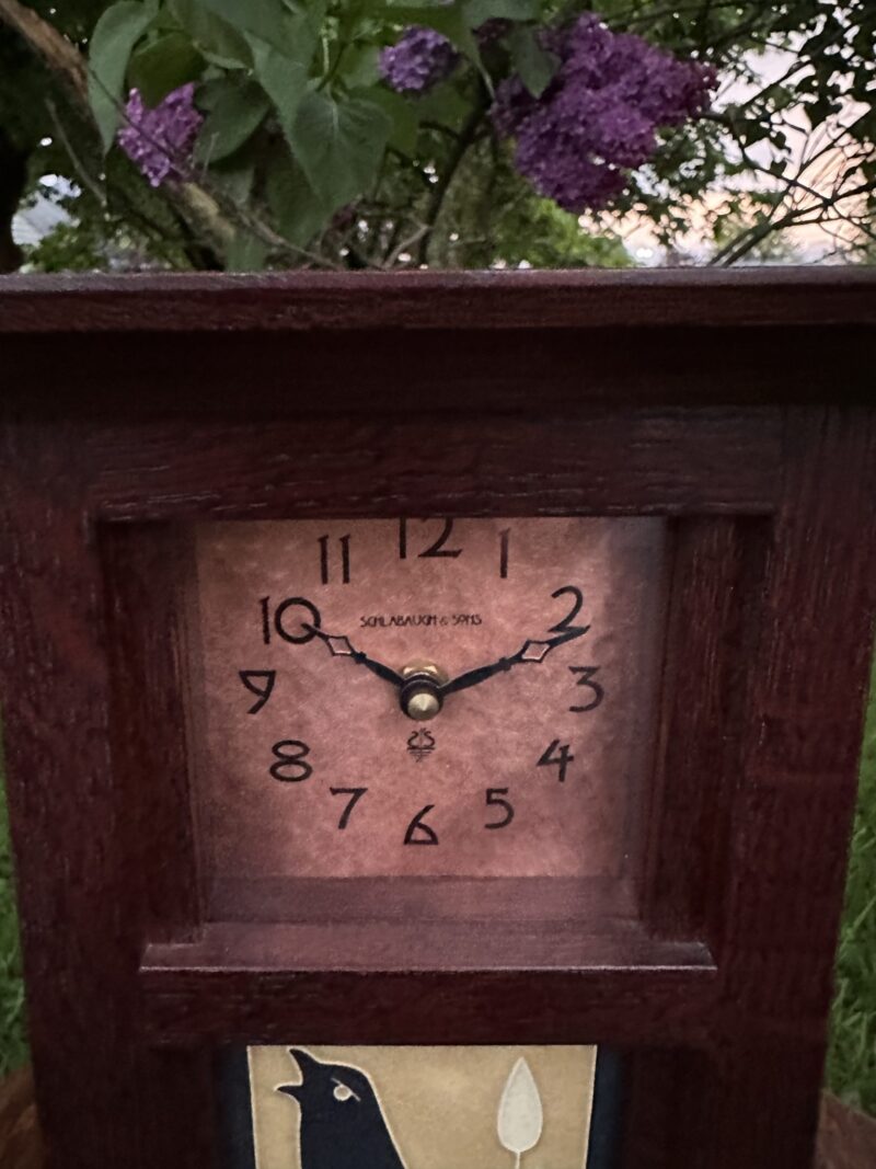 Vintage Arts and Crafts Mantle CLOCK w7112 - Image 3