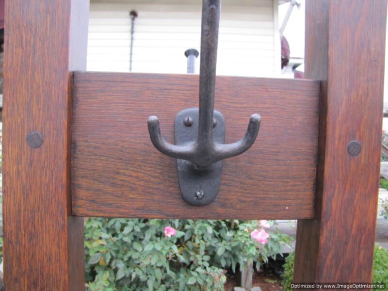 Antique Gustav Stickley Costumer / Coat Rack. W2032 - Image 10