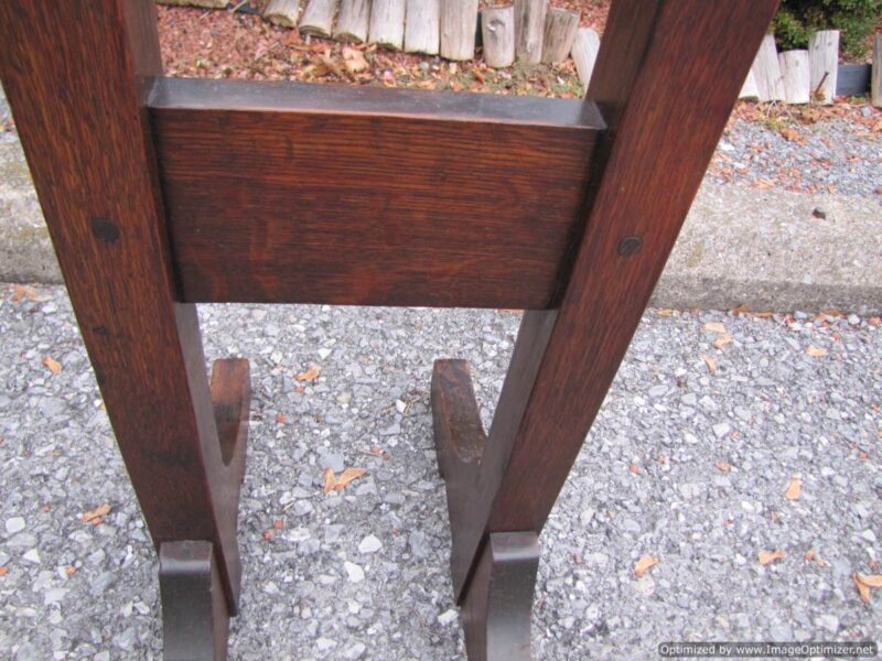 Antique Gustav Stickley Costumer / Coat Rack. W2032 - Image 11