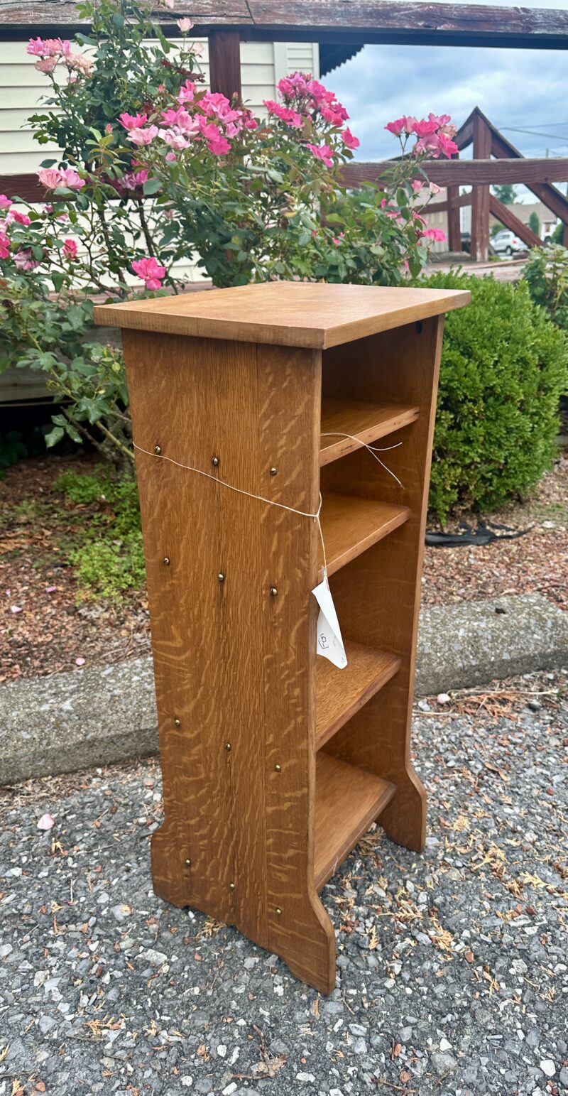 SOLD - Antique Arts & Crafts Bookstand by "Michigan Chair Company" - W5735 - Image 4