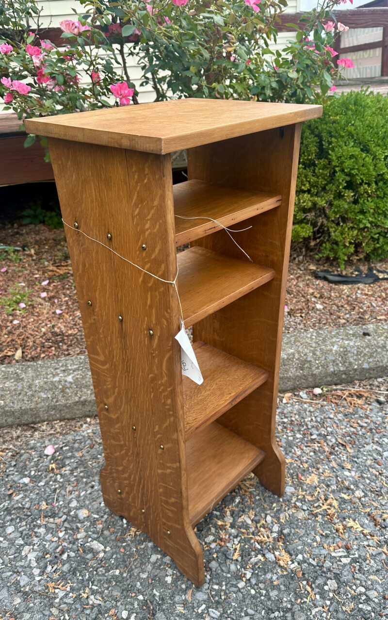 SOLD - Antique Arts & Crafts Bookstand by "Michigan Chair Company" - W5735 - Image 3
