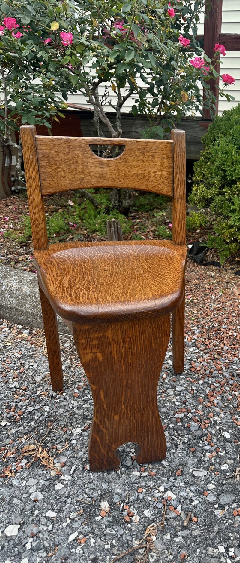 Antique Stickley Brothers Small Game Chair - Image 5