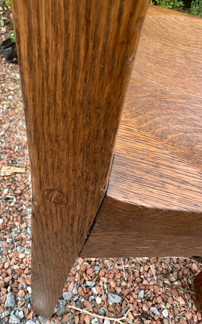 Antique Stickley Brothers Small Game Chair - Image 11