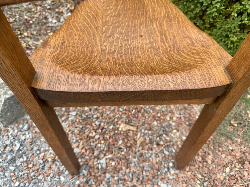 Antique Stickley Brothers Small Game Chair - Image 12