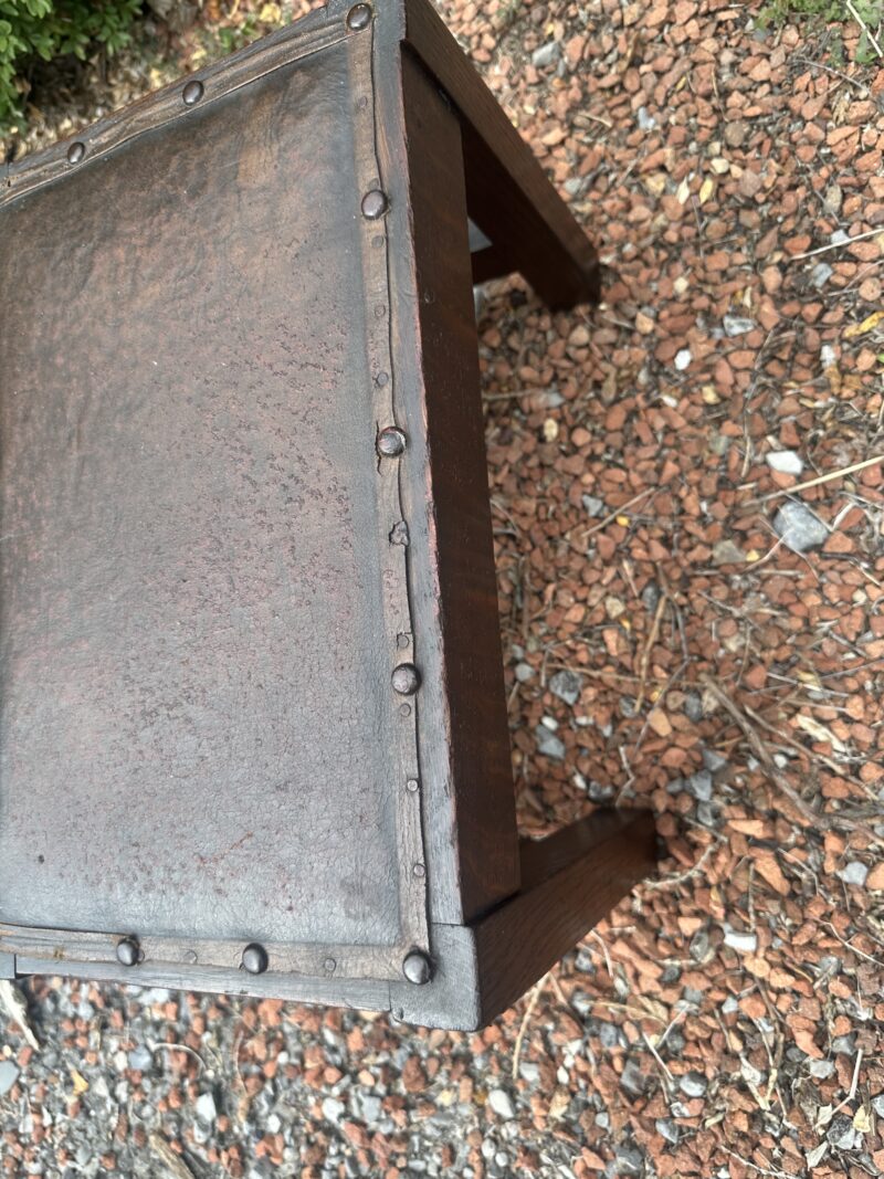 Antique "Lakeside Shops" Footstool circa 1910 - W7978 - Image 8