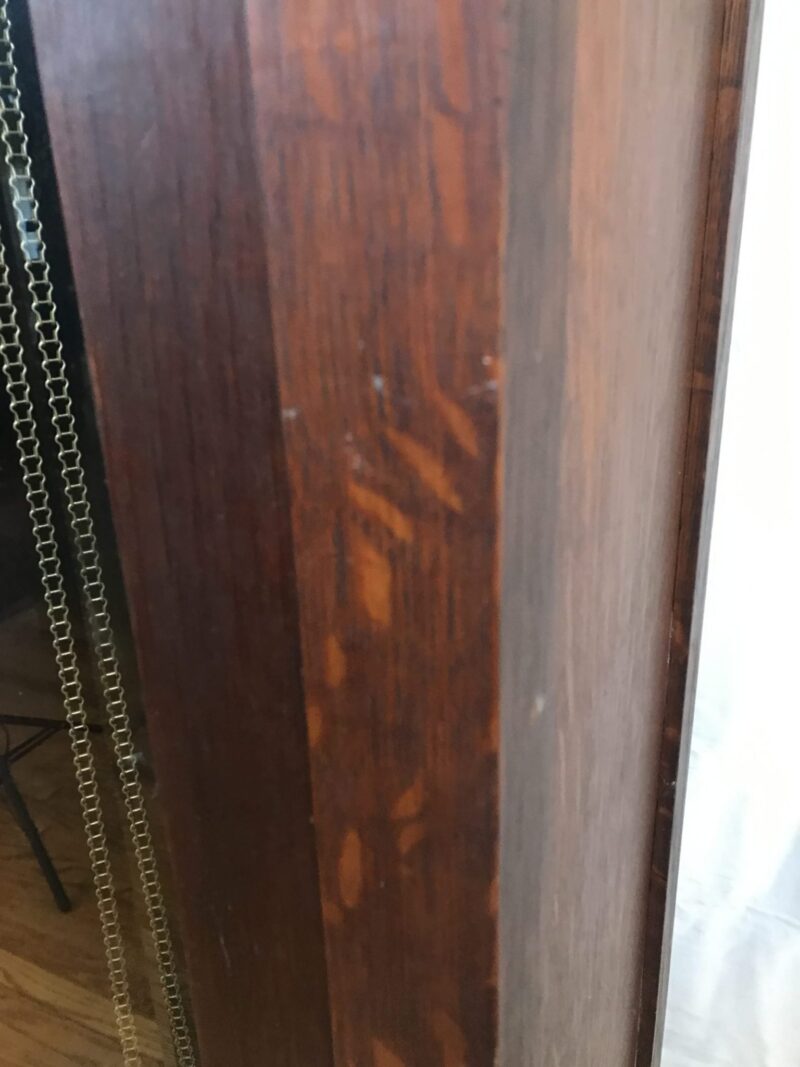 Antique "Colonial"  ARTS and CRAFTS   GRANFATHER CLOCK   W5738 - Image 12