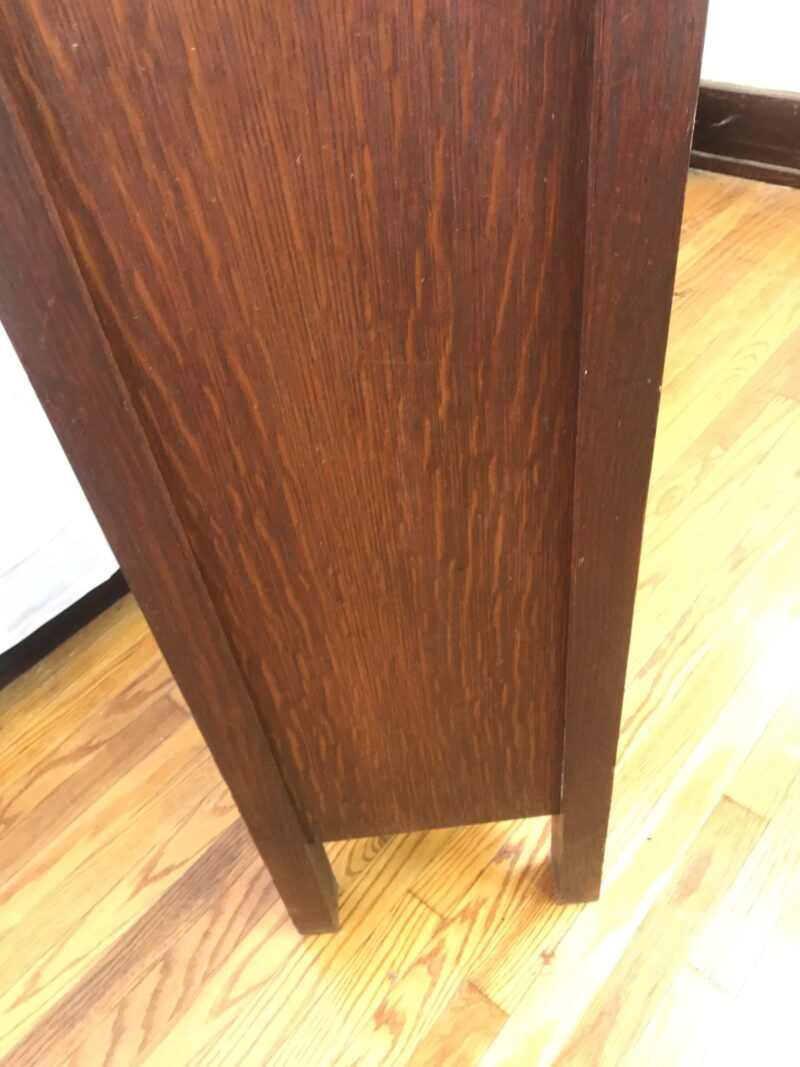 Superb Antique GUSTAV STICKLEY   Two Door Bookcase with keys thru tenon construction   W7465 - Image 3