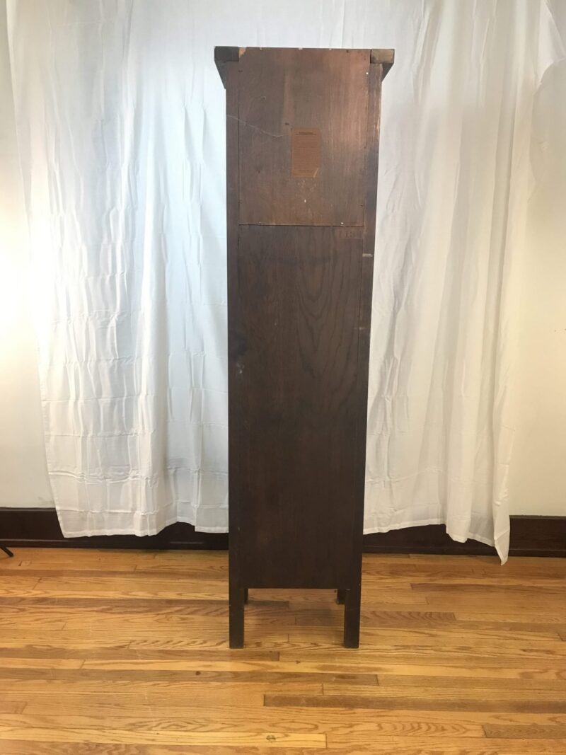 Antique "Colonial"  ARTS and CRAFTS   GRANFATHER CLOCK   W5738 - Image 19