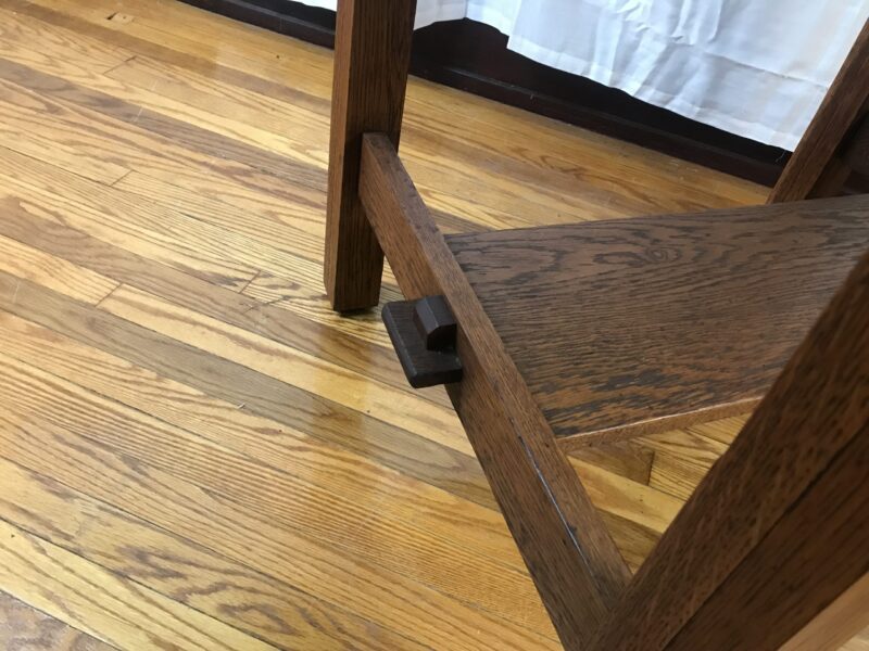 Early LWG STICKLEY TABLE   Circa 1910   W6044 - Image 13