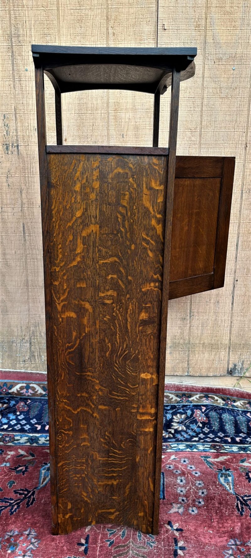 Important GUSTAV STICKLEY Music Cabinet with Inlay  Circa 1901   W7251 - Image 7