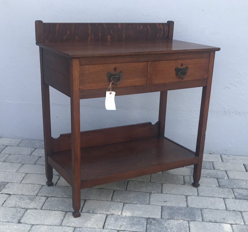 Antique Stickley Brothers Serving Table/Small Side Table - Image 2