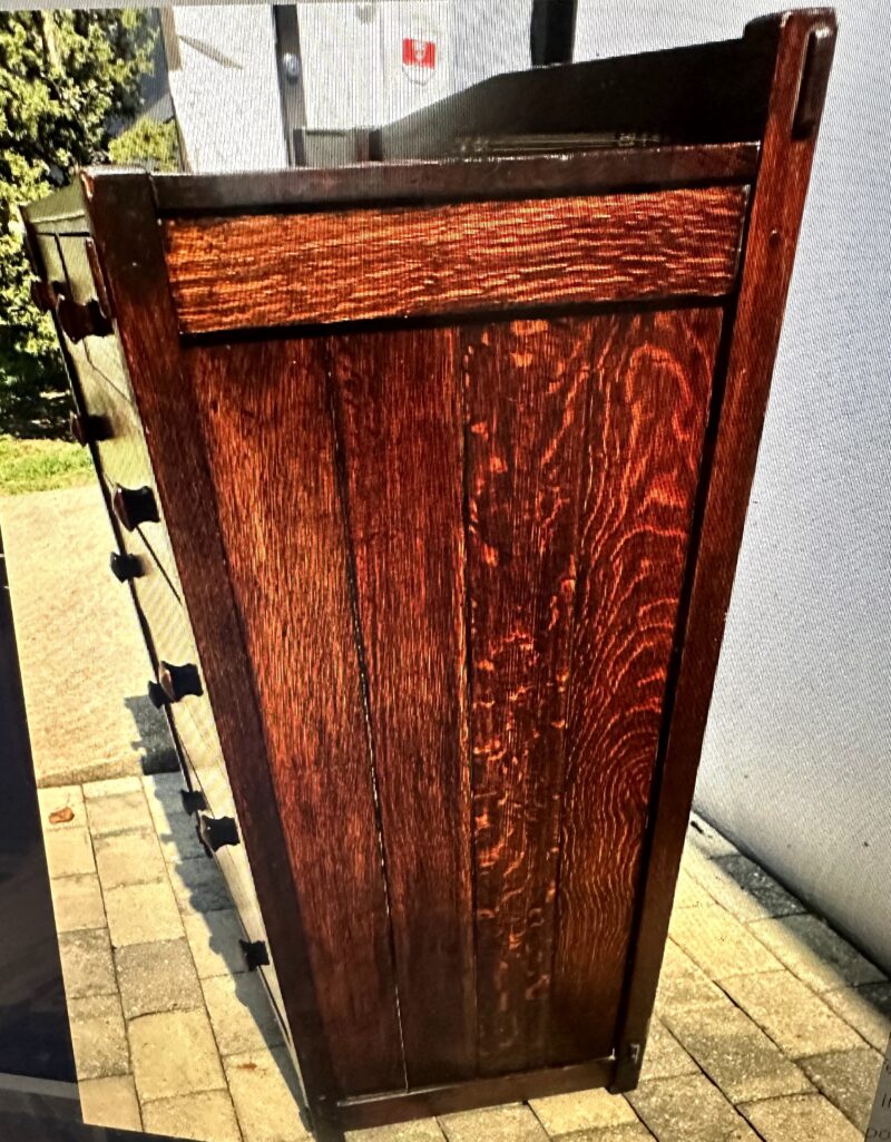 Antique Gustav Stickley Chest of Drawers c. 1902 - Signed! - Image 3