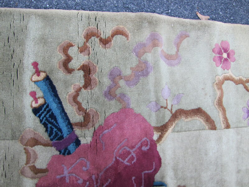 Antique Art Deco Chinese Rug - Image 3
