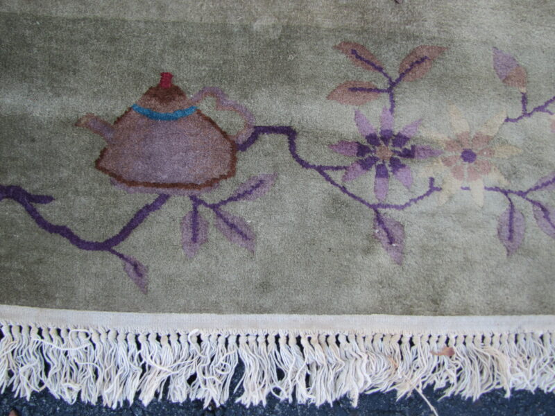 Antique Art Deco Chinese Rug - Image 5