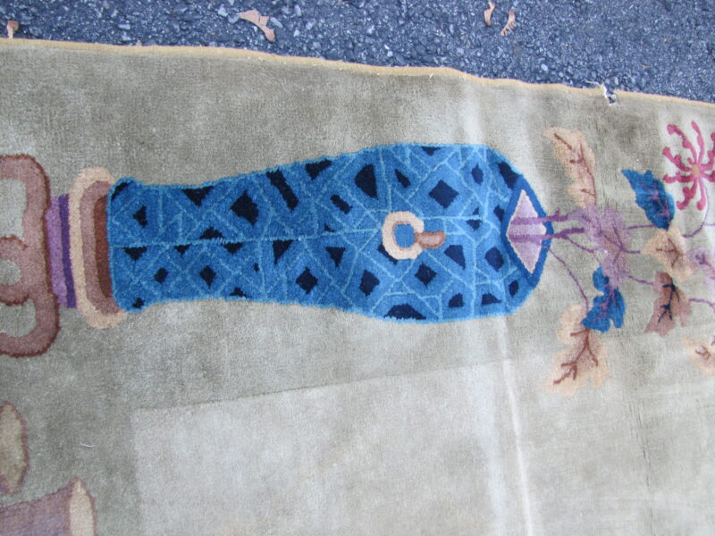 Antique Art Deco Chinese Rug - Image 6