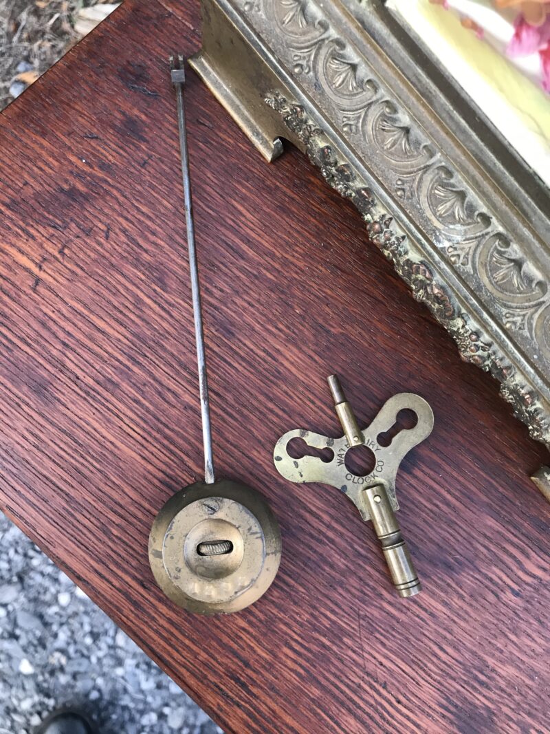 Antique Arts & Crafts French Clock - W6029 - Image 7
