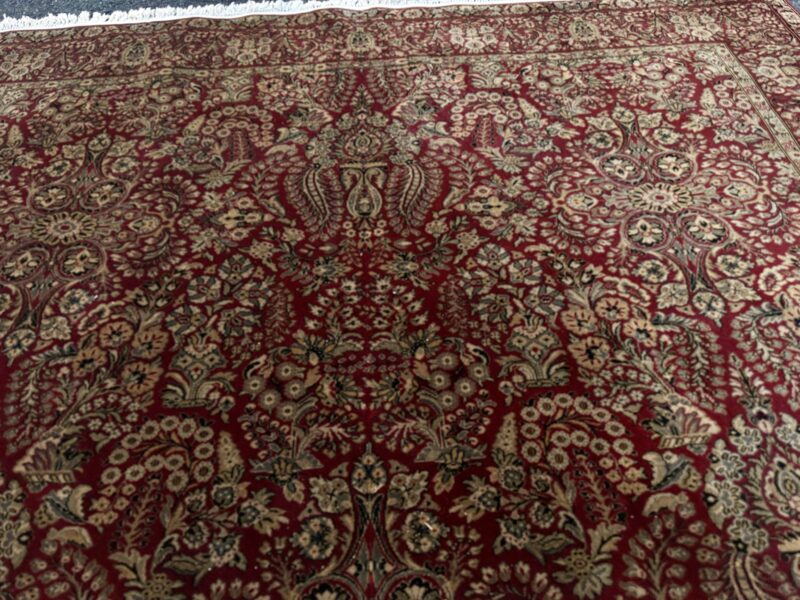 Antique " Anglo Persian" Wilton Rug - early 1900s, marked with label - RR5301 - Image 12