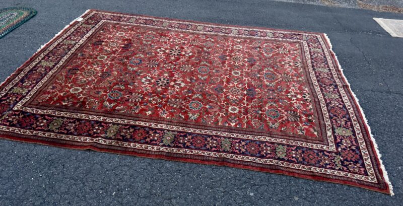 ANTIQUE PERSIAN MAHAL ORIENTAL RUG - Image 5