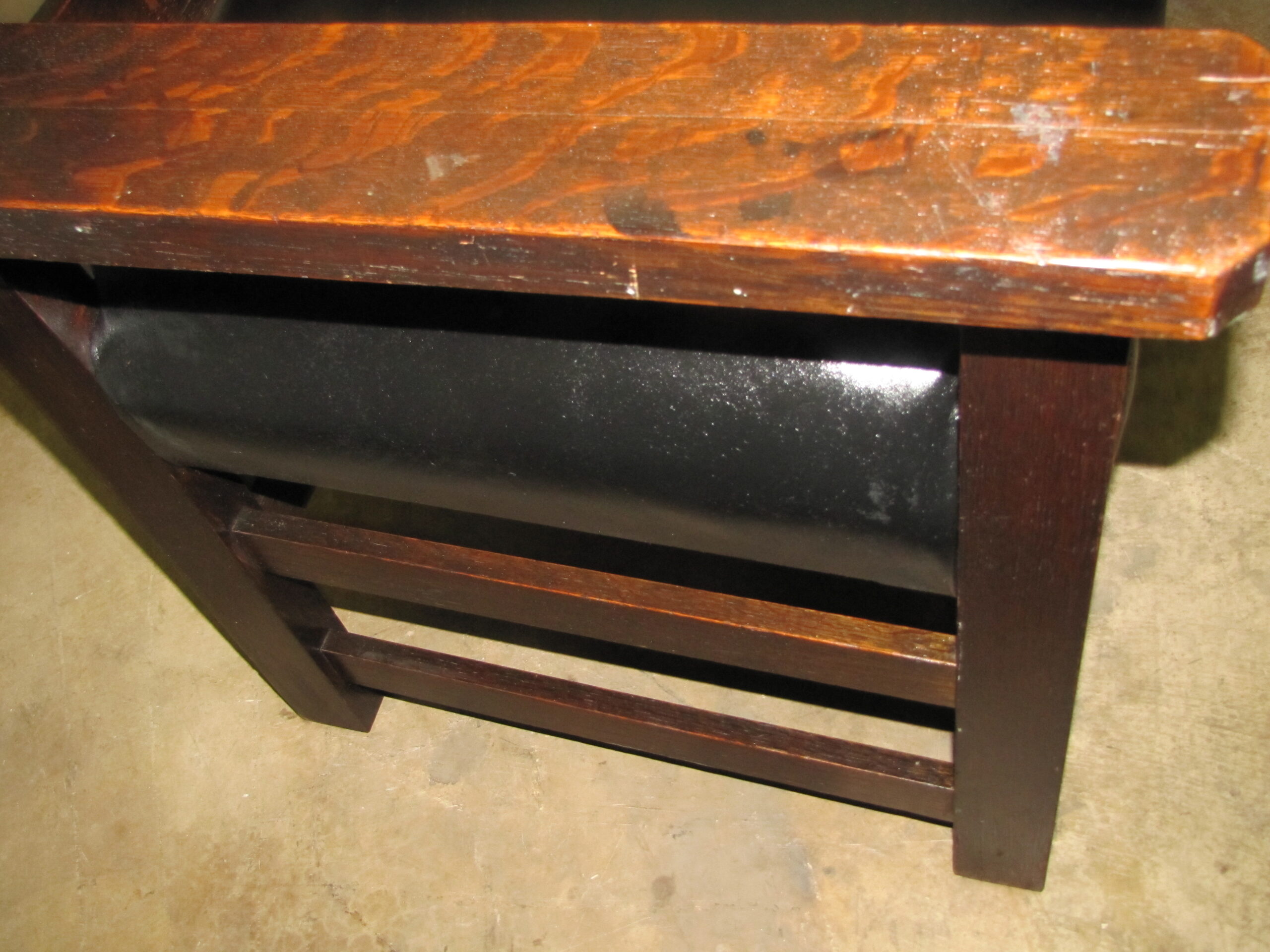 Antique Charles Limbert settle - w2724 - Image 7