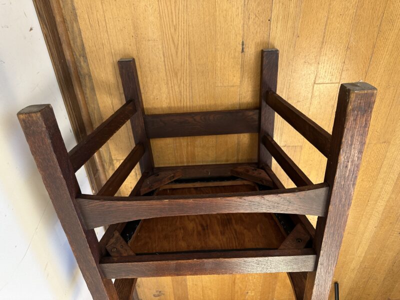 Set of 4 Antique L&JG STICKLEY dining room chairs - w8102 - Image 6