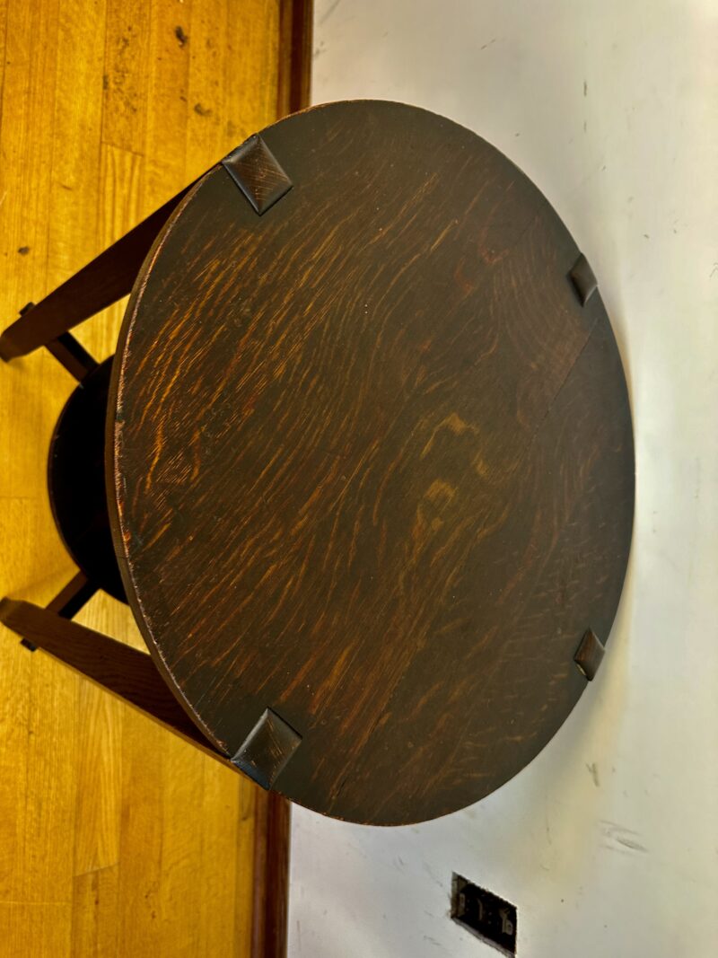 Antique STICKLEY BROS lamp/round table MODEL NO 137 - w2615 - Image 3