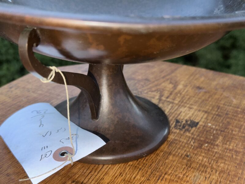 Antique Heintz Compote w/ Rose Vine Decoration, Model 1871. - Image 10