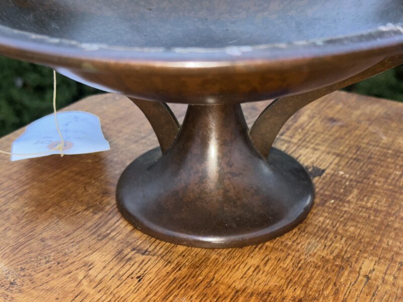 Antique Heintz Compote w/ Rose Vine Decoration, Model 1871. - Image 4