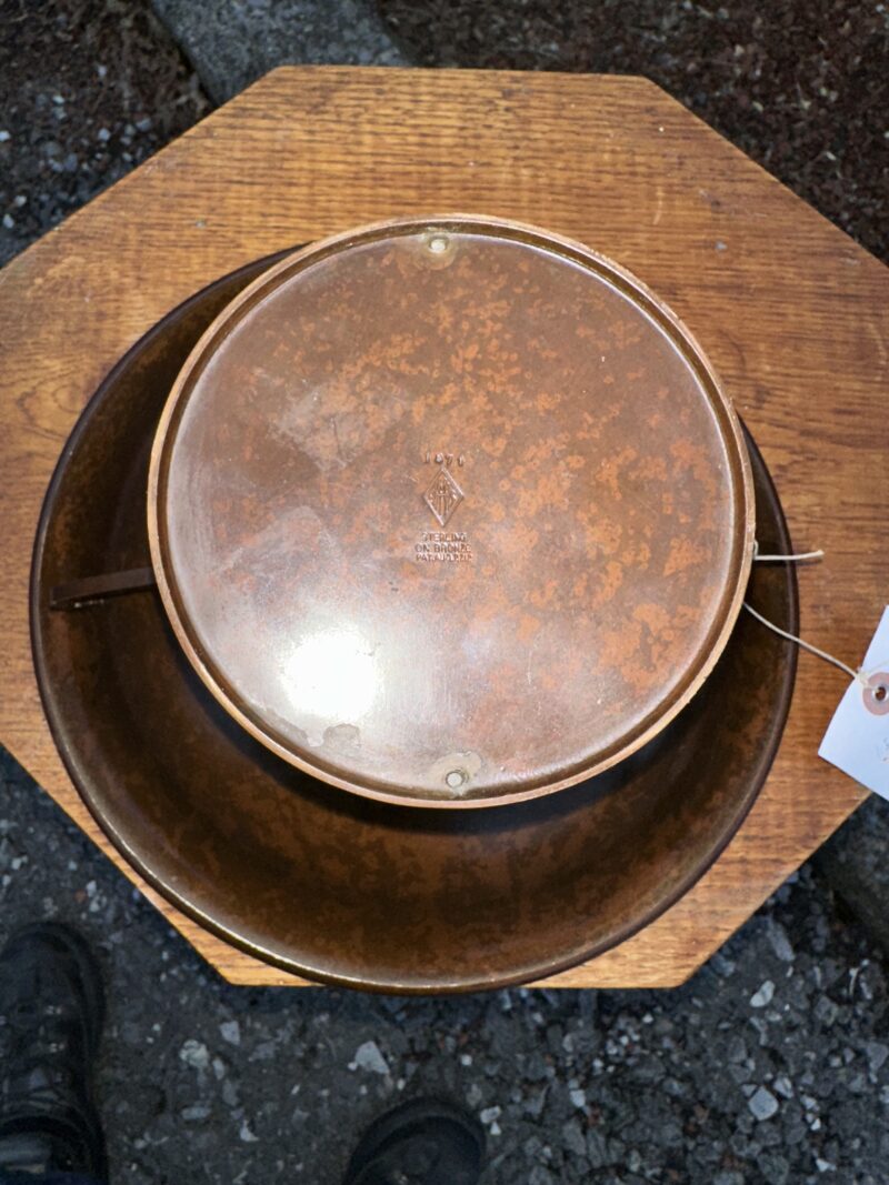 Antique Heintz Compote w/ Rose Vine Decoration, Model 1871. - Image 5