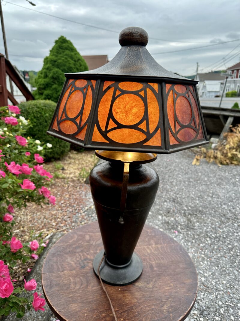 Superb rare Charles Limbert table lamp - w8107 - Image 16