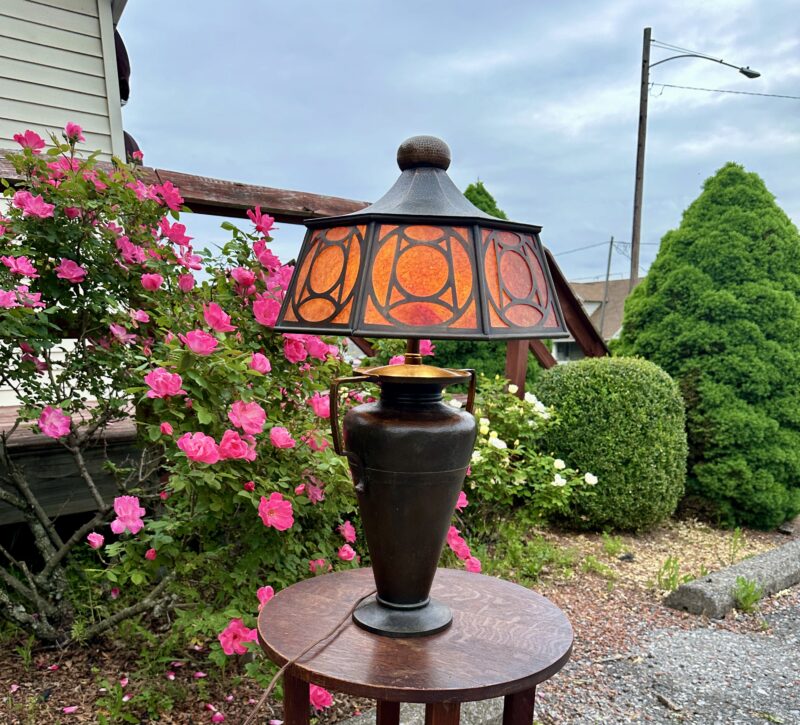 Superb rare Charles Limbert table lamp - w8107 - Image 24