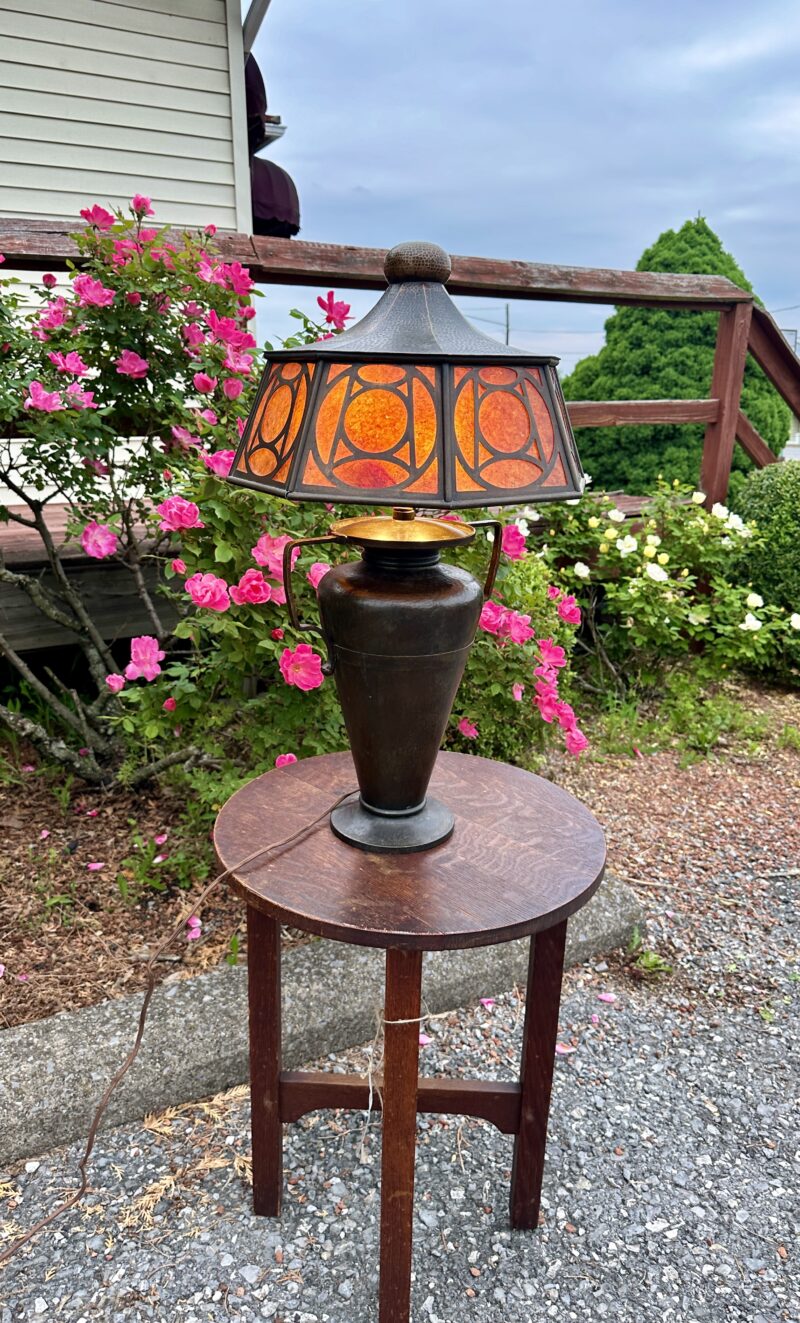 Superb rare Charles Limbert table lamp - w8107 - Image 26
