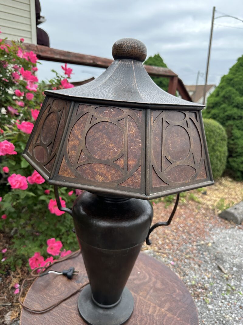 Superb rare Charles Limbert table lamp - w8107 - Image 13