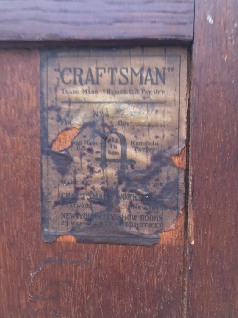 Antique GUSTAV STICKLEY wardrobe circa 1907 - SOLD - Image 2