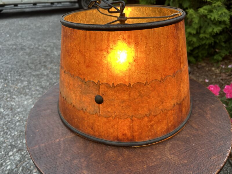 Antique Arts & Crafts Mica shade lamp - w2529 - Image 2