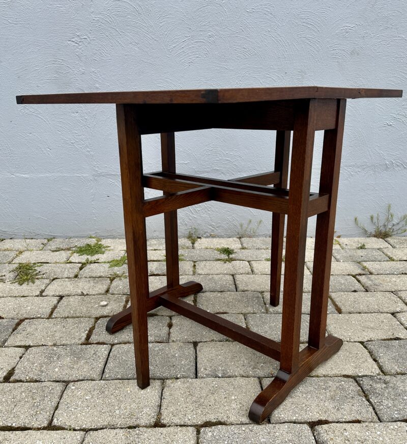 Antique Arts & Crafts Small Drop Leaf Table - Stickley Era - Image 2