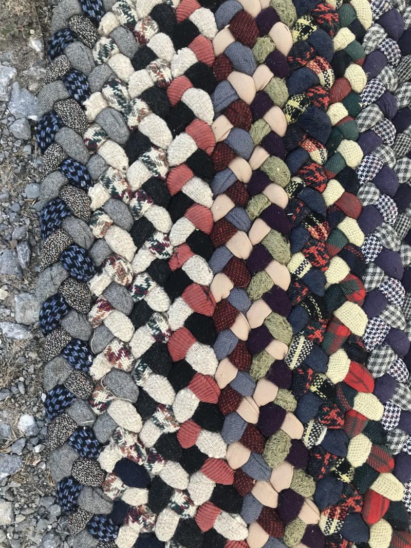 Vintage Braided Rug. RR3458 - Image 6