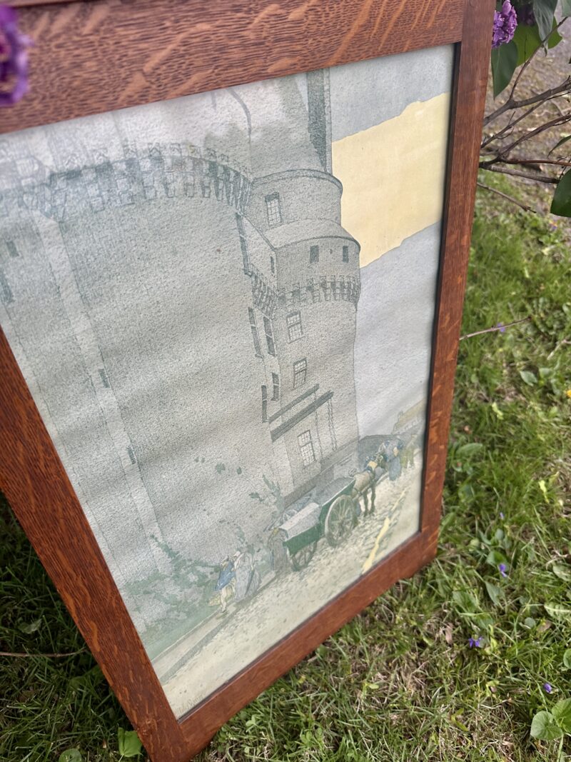 Rare Antique L&JG Stickley Picture Frame - W7291 - Image 10