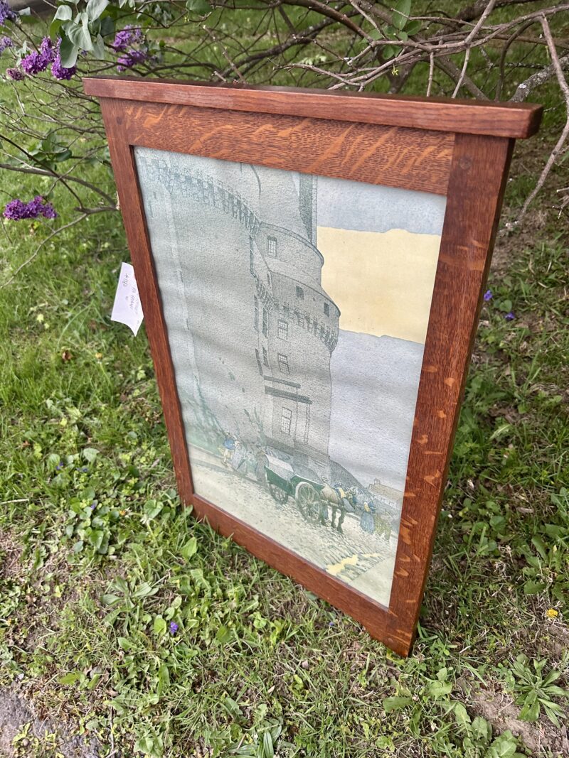 Rare Antique L&JG Stickley Picture Frame - W7291 - Image 8