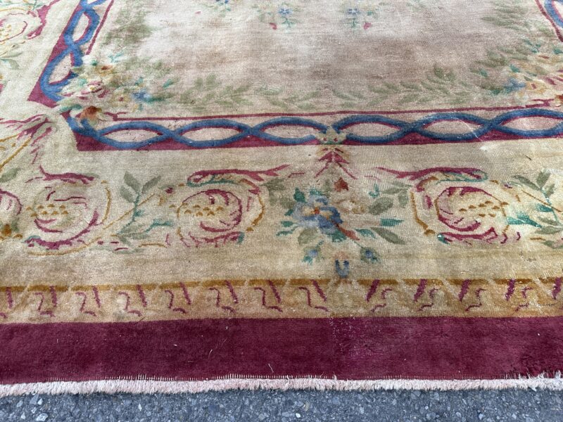 Antique Art Deco Chinese Rug RR3539 - Image 5