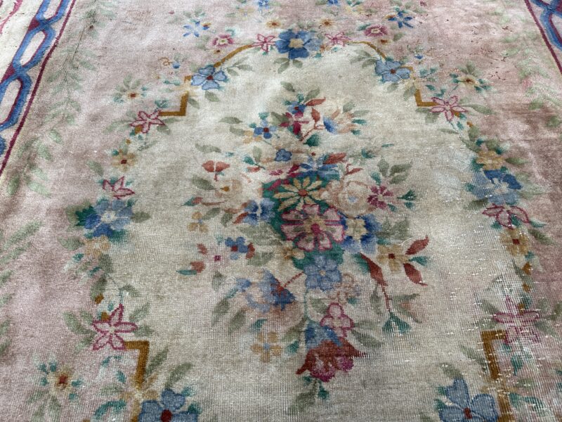 Antique Art Deco Chinese Rug RR3539 - Image 3