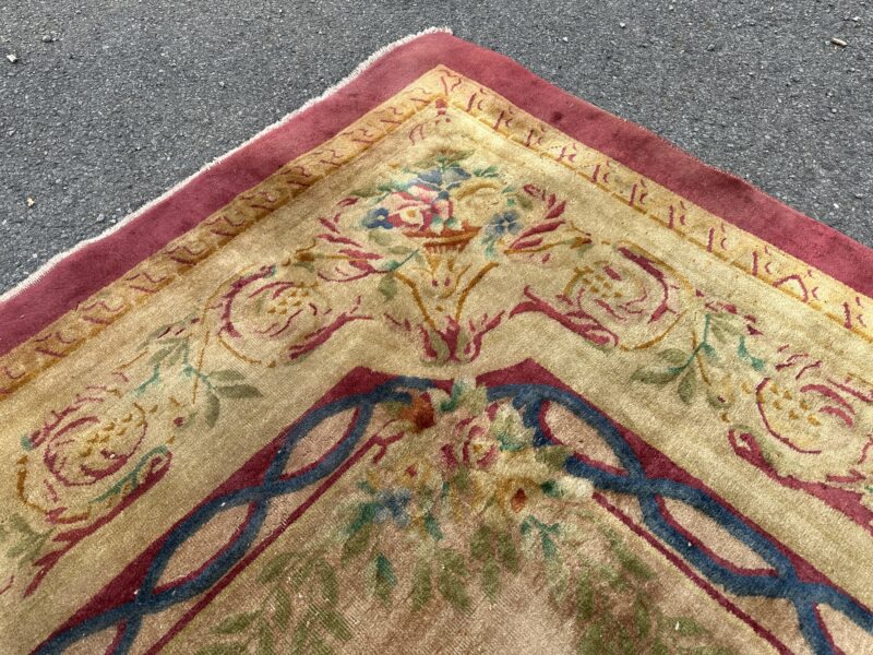 Antique Art Deco Chinese Rug RR3539 - Image 2