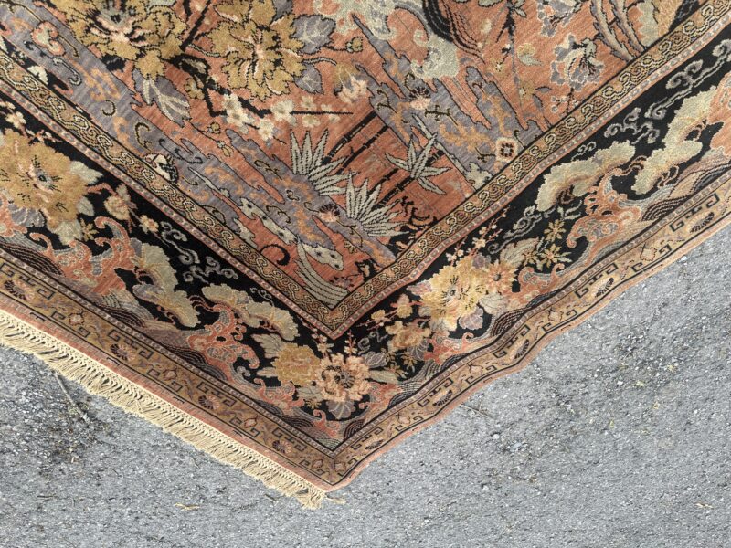 Good Antique Anglo-Persian "Bird of Paradise" Rug - RR5307 - Image 10