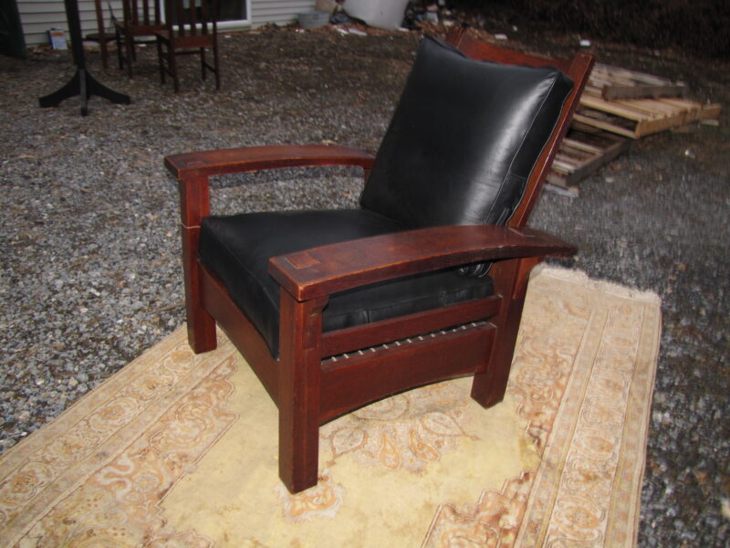 GUSTAV STICKLEY armchair - w5158 - SOLD - Image 4