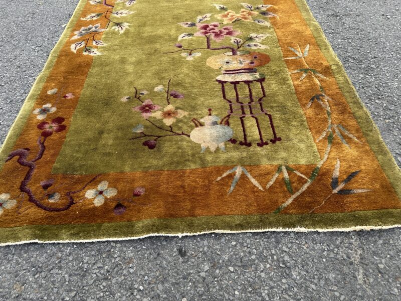 Chinese Rug with Olive and Warm tones - RR4200 - Image 17