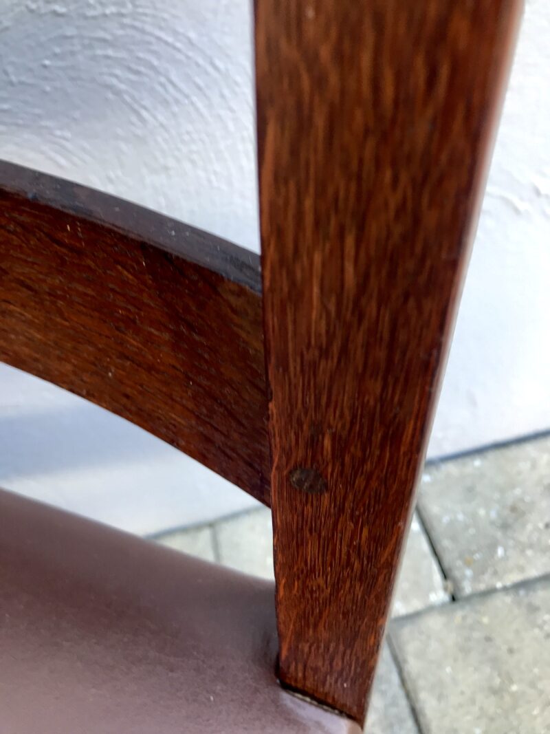 Set of Four (4) Gustav Stickley Dining Chairs - Image 8