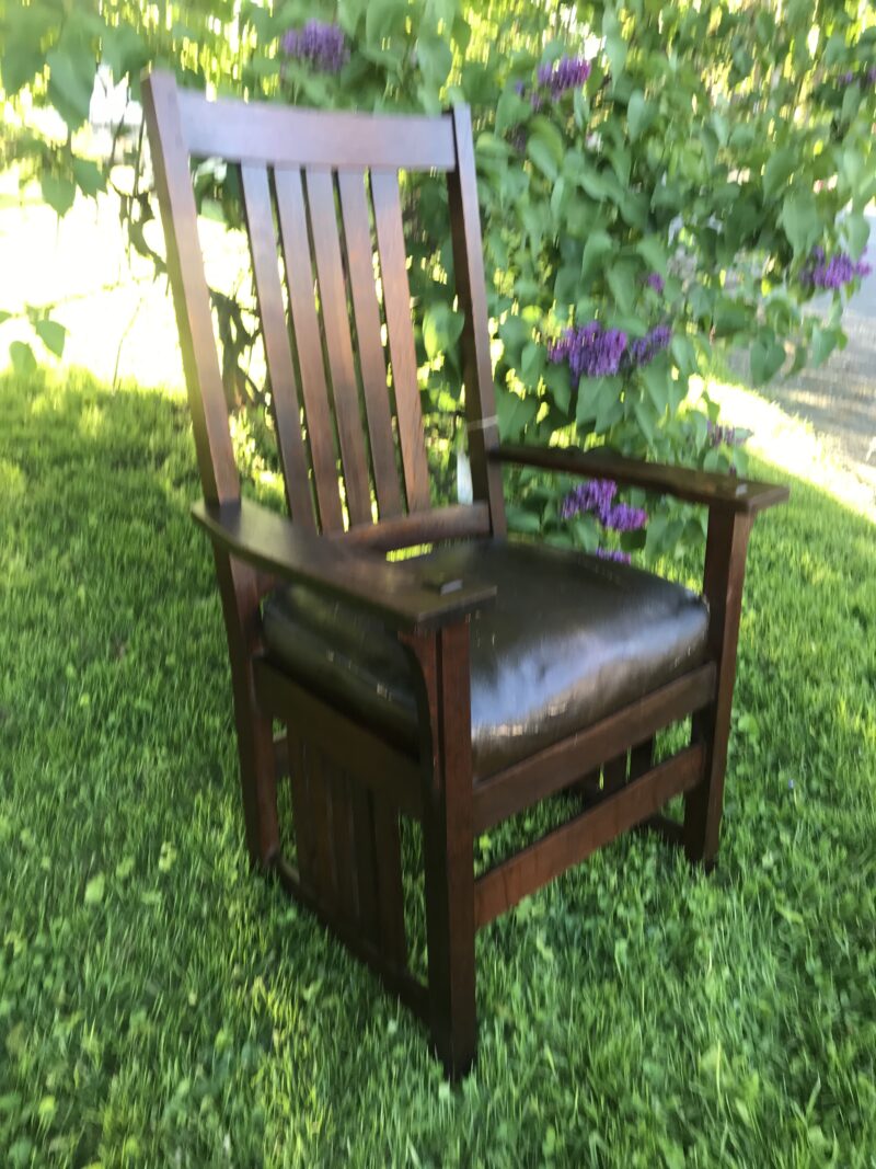 Rare Early L&JG Stickley Armchair - Image 3