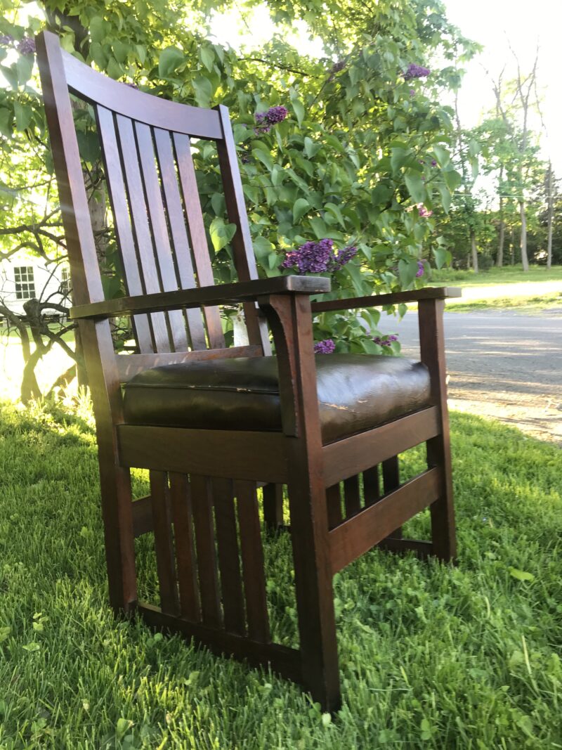 Rare Early L&JG Stickley Armchair - Image 9