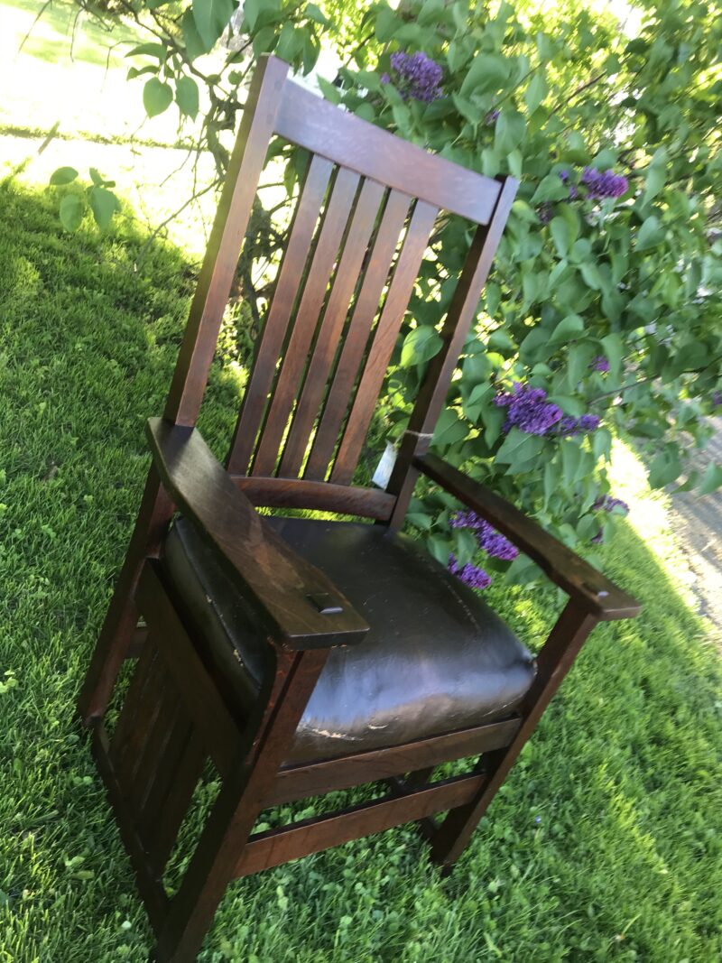 Rare Early L&JG Stickley Armchair - Image 8