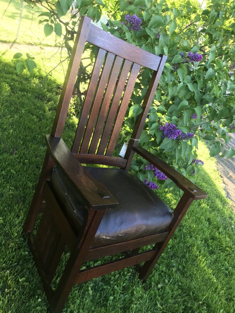 Rare Early L&JG Stickley Armchair - Image 7